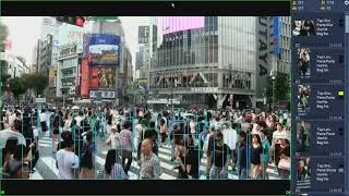 Dahua Object Classification on Shibuya Crossing - NVR5000-I Series