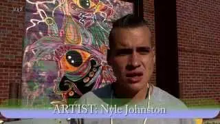 Tom Thomson Art Gallery   MURAL ART Nyle's statment