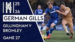 Gillingham vs Bromley - German Gills Show - 31/1/2026 - Highlights