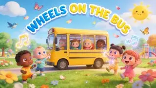 Wheels on the Bus | Five Little Buses Go Beep Beep! | Count Down 5-4-3-2-1