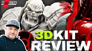 Lets Build a 3D Printed Statue: Red Lantern Assembly Guide | Atrocitus STL by B3DSERK 