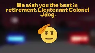 NJSP | Lieutenant Colonel Jdog's Retirement