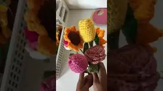 crochet flower holder #crochet #crochetinstructions #crochetpatterns #crochettutorial #reels #fyp