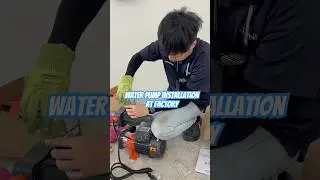 Water pump install at factory #waterpump #waterpumpinstallation