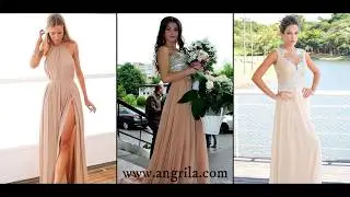 Champagne Dresses for Special Occasion