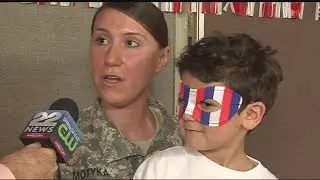 Mom surprises son with early return from military duty