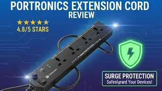 Portronics Extension Cord Review self opinion @portronicsdigital (Just 5min. Video)