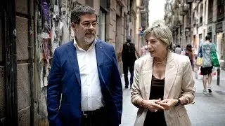 Di&agrave;leg entre Carme Forcadell i Jordi S&agrave;nchez: 