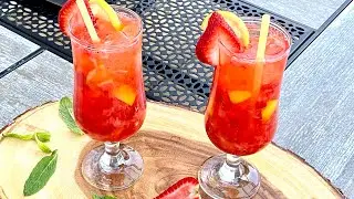 STRAWBERRY MOJITO | Summer Mocktail Recipe | #shorts