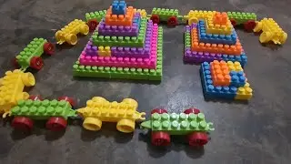 Satisfying DIY Pyramid ASMR/Building Blocks/block game/....