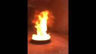 Kingber Fire Company Aerosol Fire extinguisher test