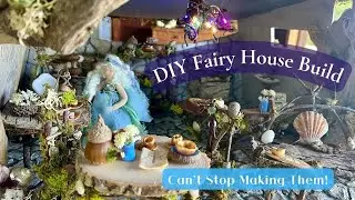 Fairy Tea Grotto | DIY Fairy House | Using Natural and Recycled Materials for Dollhouse Making