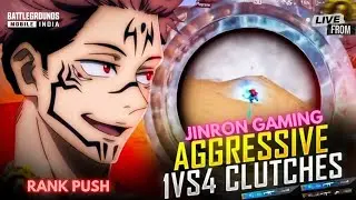 Day-2 BGMI Gaadi Nikaal Rank Push Aagya 😂 || Jinron Gaming 🔥