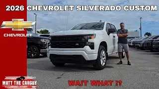 Обзор Chevy Silverado 1500 Crew 4WD Custom 2026 года: стоит ли покупать с таким двигателем?