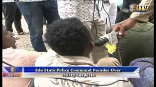 Edo State Police Command Parades Thirty Suspects