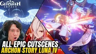 ALL EPIC CUTSCENES Archon Story LUNA IV - Genshin Impact Ditusi