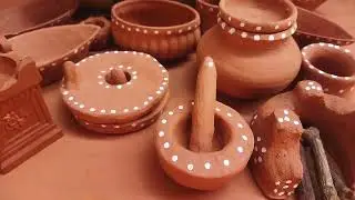 clay pots ❤️❤️ #adminikitchen #minikitchen #cooking #unboxingvideo