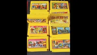 Cartridge famicom, nes games, review. 8 bit games