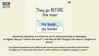 POSSESSIVE ADJECTIVES