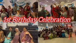 1st Birthday celebration party मौसी को नाती के प्रथम जन्म दिन की हार्दिक शुभकामनाएं 🎉🎉😍🙏