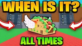 What time Is TACO TUESDAY TODAY in STEAL A BRAINROT! Roblox