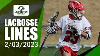 Lacrosse Lines: Week #1 College Lacrosse Betting Research & Discussion (2/3/2023)