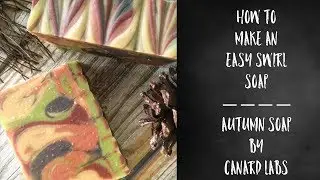How to make an easy swirl soap by Canard Labs