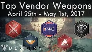 Top 5 Vendor Rolls April 25th - Dead Orbit, Vanguard, Crucible, New Monarchy, Future War Cult