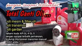 Bedakan oli TRANSMISI dengan oli GARDAN || corolla KE30 ganti total oli || #persiapan_mudik