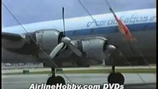 Miami International Airport Classic Propliners CL-44 DC-8 Boeing 707 Jets 1980s-90s (DVD Preview 1)