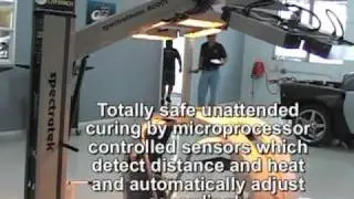 Spectratherm 8000SD Paint Curing Lamp Demo by Pro Line Systems