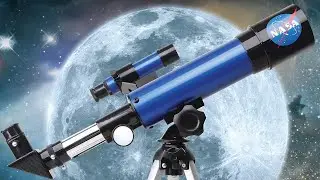 NASA Lunar Telescope for Kids 🌙🔭 90x Magnification Beginner Space Telescope with Tripod & Eyepieces