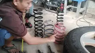 Review fisik Coil Spring Fortuner Vs Rush Vs Jamex