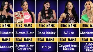 WWE Female Wrestlers REAL Names Revealed