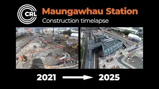 Maungawhau Station CRL Construction 2021 to 2025