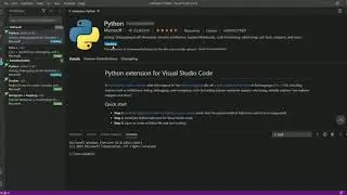 Python-extension in vscode