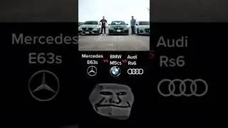 High-Performance Sedan Comparison: MercedesE63s vs BMW M5cs vs Audi Rs6