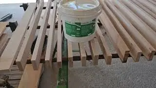 Cum se fac treptele din lemn masiv pentru o scara din beton episodul 3