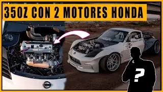 Este Tipo le Puso DOS MOTORES K24 de HONDA a su Nissan 350Z (Uno delante y otro Detras) | Andejes