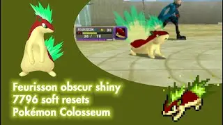Shiny shadow Quilava - 7796 resets - Pokémon Colosseum