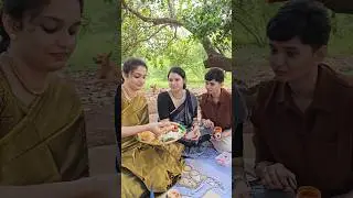Garden picnic feast and a small Alekhyaachitti pickles photoshoot! 🧺📸 #picnic #sisters #sumiitalks