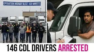 🚨Крупная операция: в Индиане арестовано 146 водителей-нелегалов с CDL!