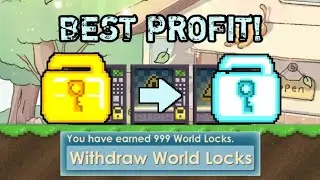 BEST PROFIT in Growtopia! How to GET RICH FAST in 2025! (EASY DLS)