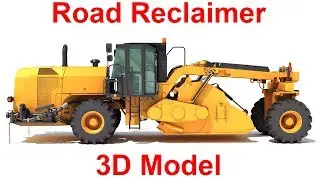 3D Models - Road Reclaimer