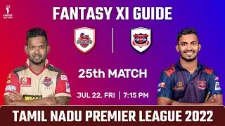 Match 25 CSG vs ITT Dream 11 Team Prediction | Chepauk Super Gillies vs IDream Tiruppur Tamizhans