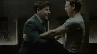 The Matrix Social fight scene Mark Zuckerberg VS Eduardo Saverin latest 2025 #facebook #matrix