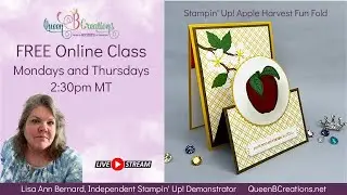 👑 Apple Harvest Double Easel Fun Fold Card