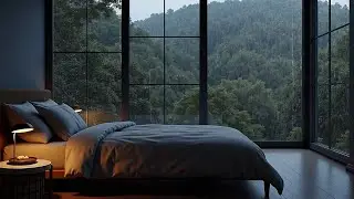 Dormez profondément au son de la pluie qui tombe dans la forêt - Une musique apaisante pour réduire