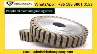 A powerful tool for glass deep processing! Circular gear metal grinding wheel: precision grooving 💎