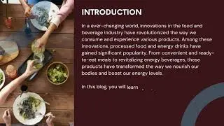 TRB Group Kenya: Innovations in Processed Food and Energy Drinks #trbgroupkenya #trbgroup